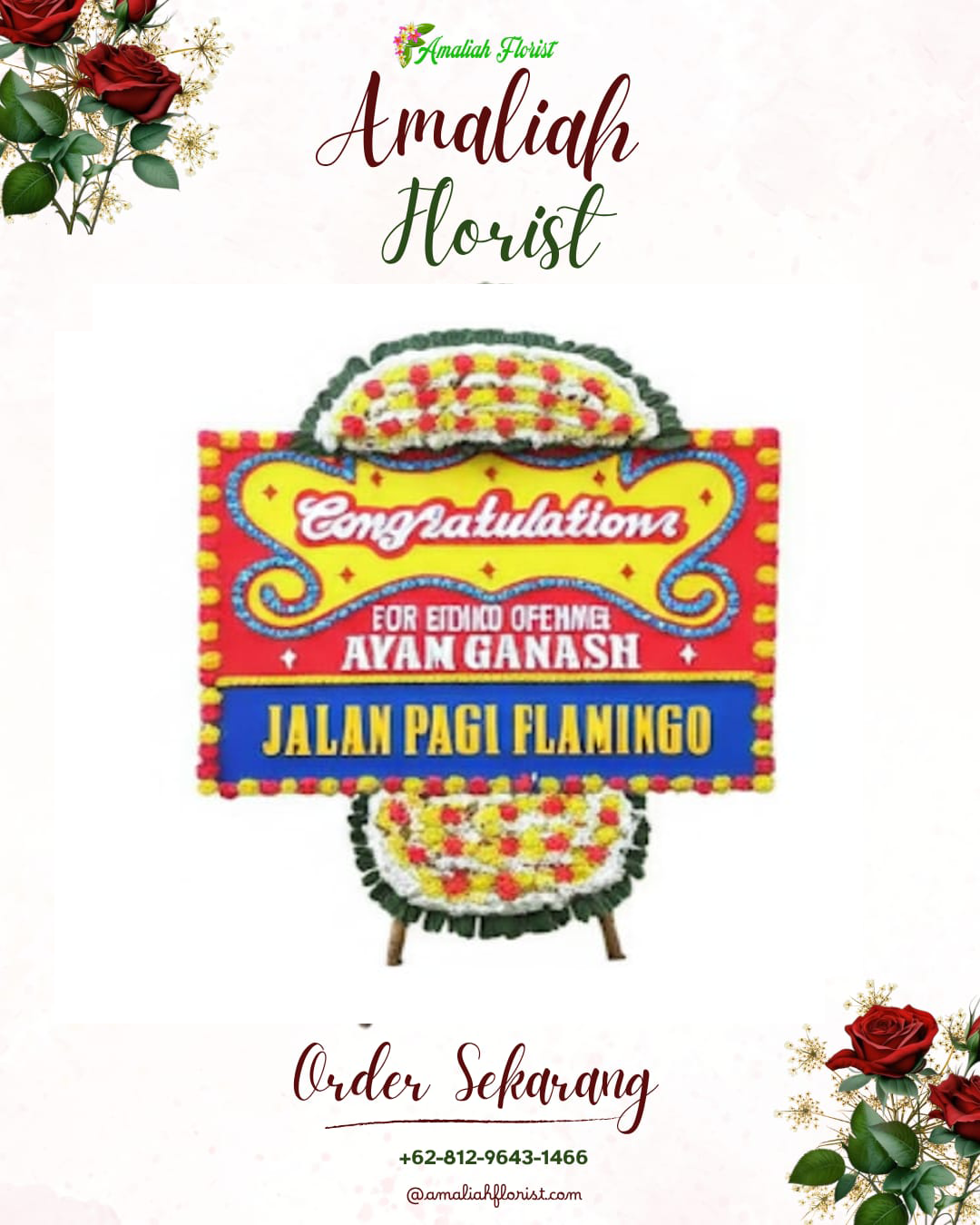 Sewa Papan Bunga Kertanegara